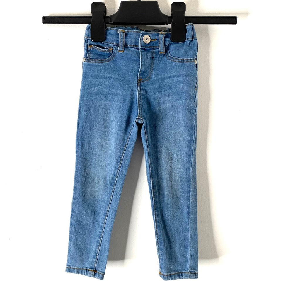 AG Adriano Goldschmied Skinny Jeans Elastic Waist Snap Closure Toddler Denim